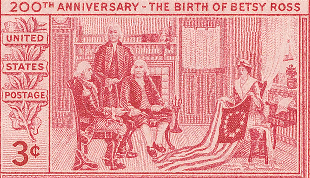 Betsy Ross Stamp