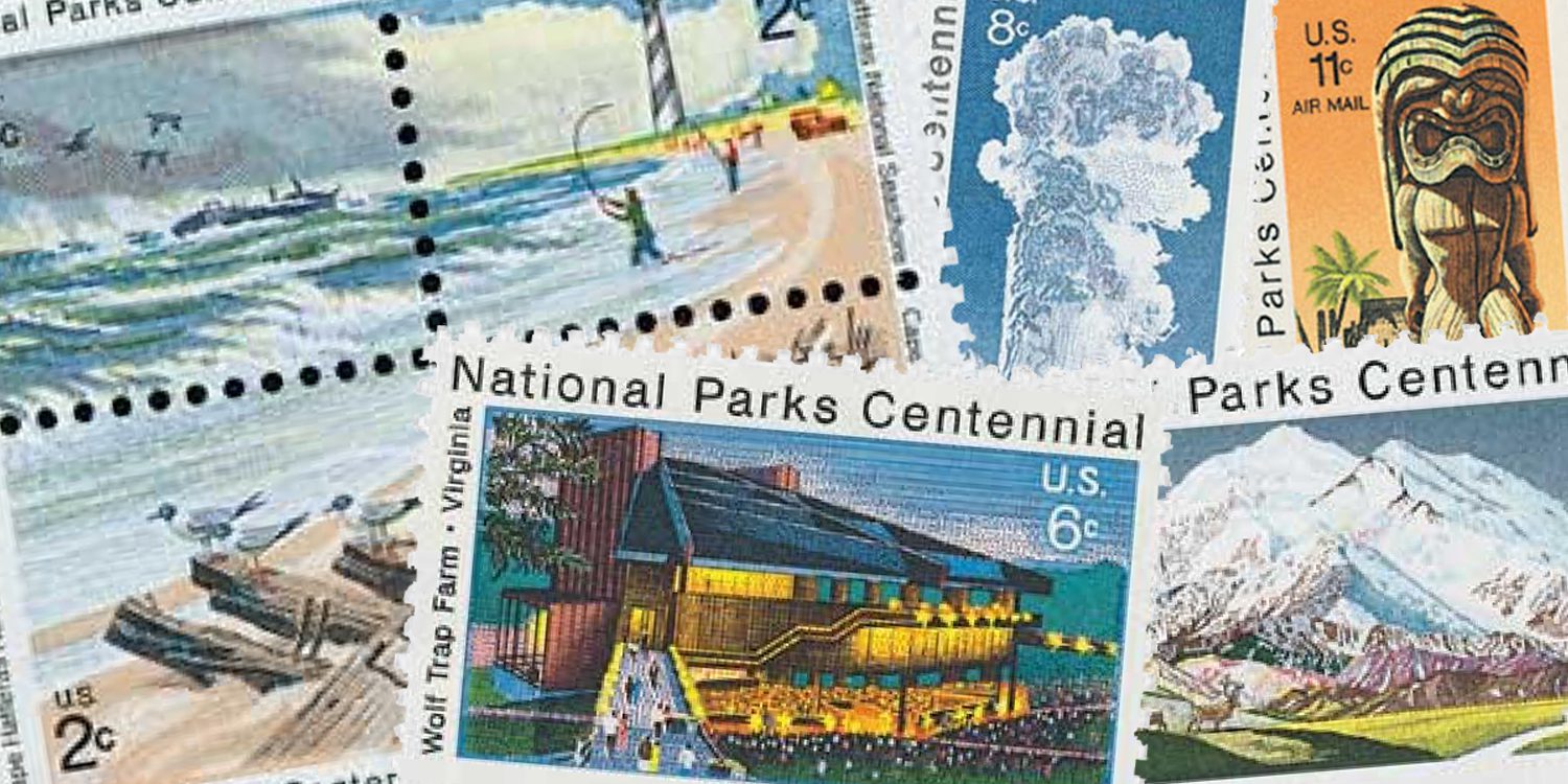 National Parks Centennial stamps