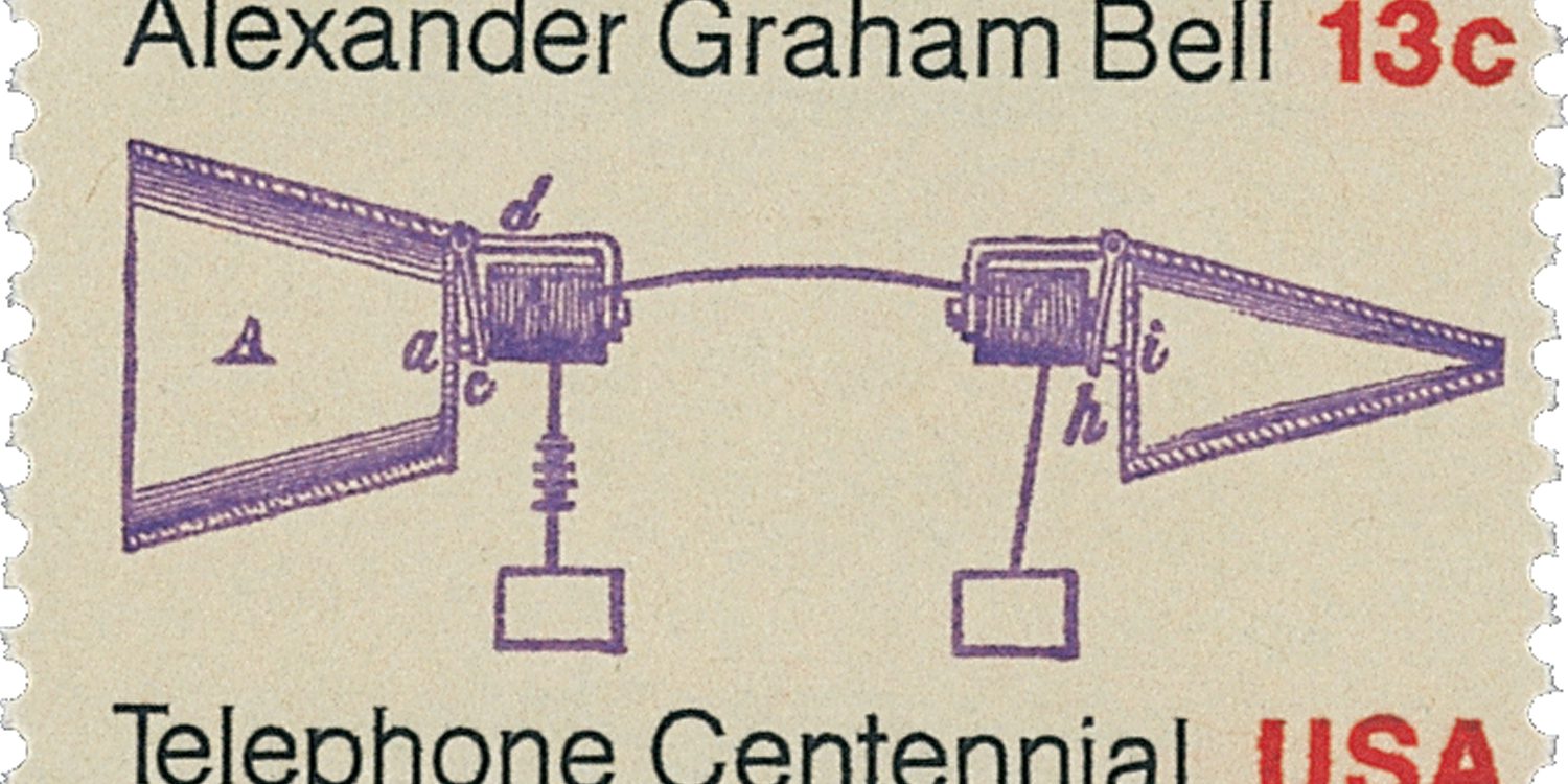 Telephone stamp