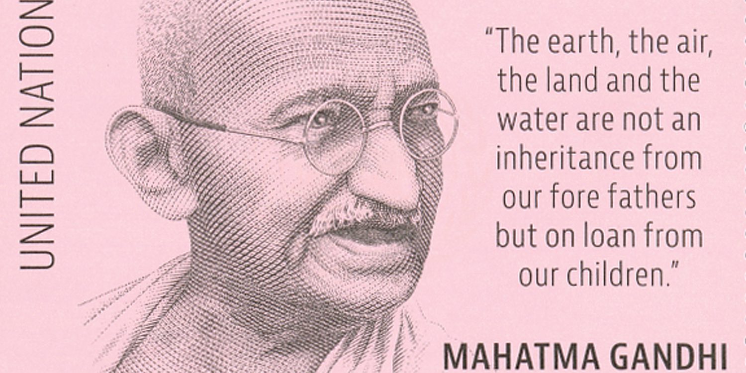 Gandhi UN stamp