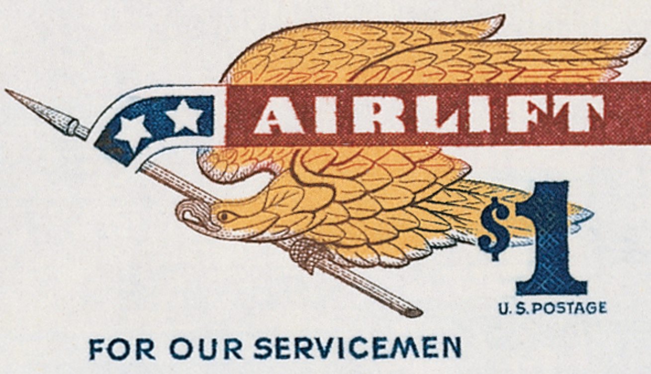 $1 Airlift stamp