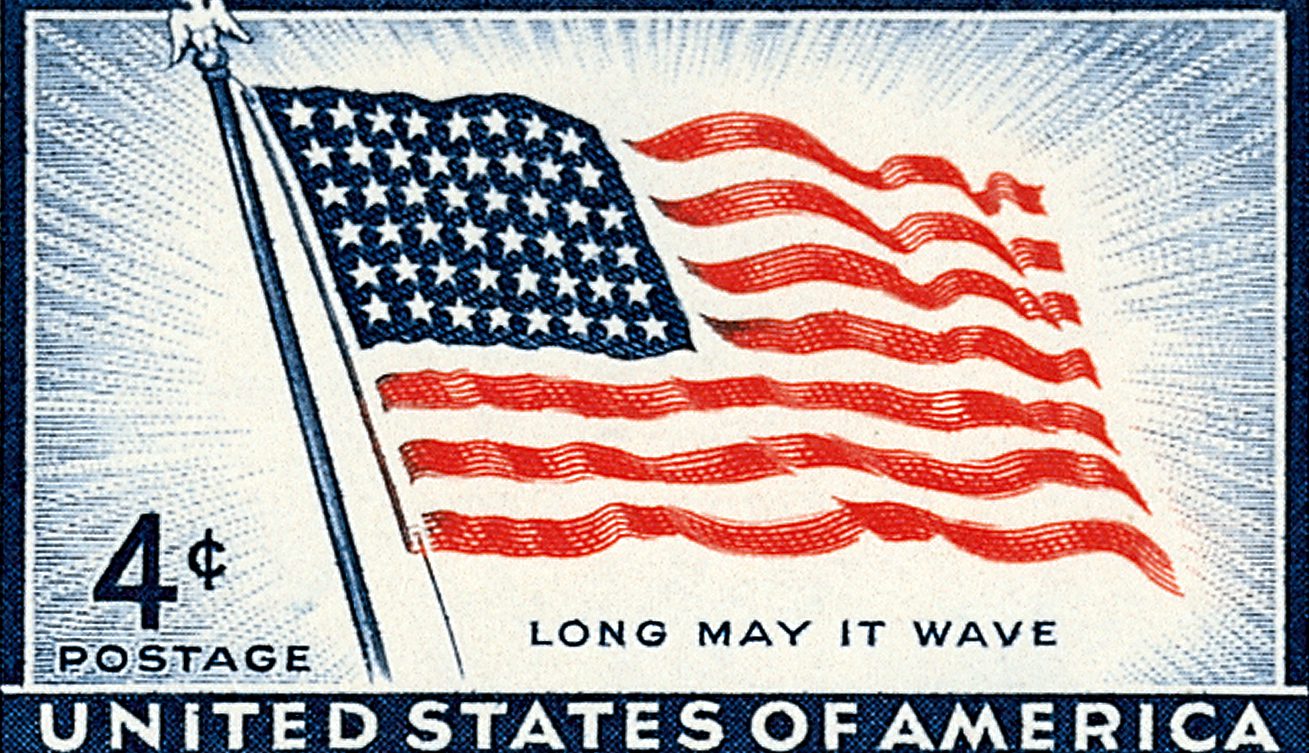 Flag stamp