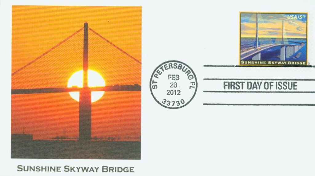 #4649 - 2012 $5.15 Sunshine Skyway Bridge, Priority Mail Fleetwood First Day Cover