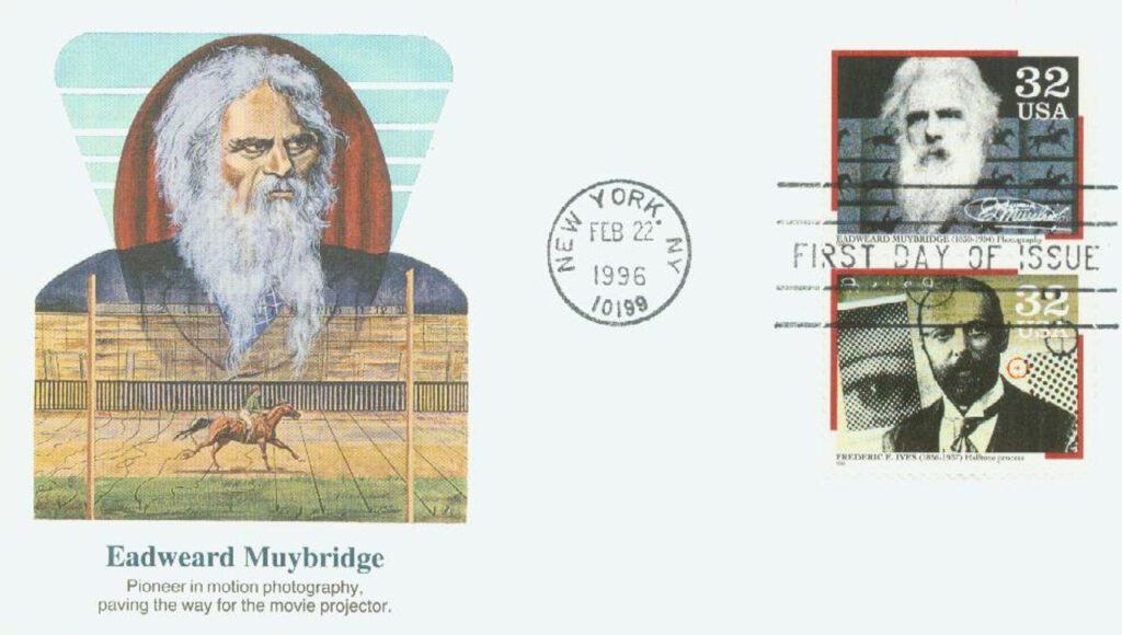 #3061 - 1996 32c Pioneers of Communication: Eadweard Muybridge Fleetwood First Day Cover