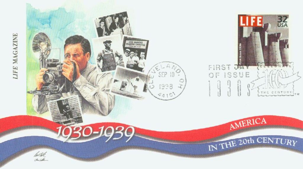 #3185c - 1998 32c Celebrate the Century,1930s: 1st Issue Life Magazine Fleetwood First Day Cover