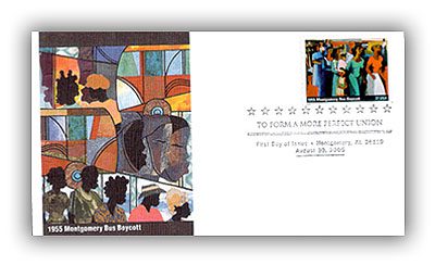 # 3937e - 2005 37c To Form a More Perfect Union: Montgomery Bus Boycott Fleetwood First Day Cover