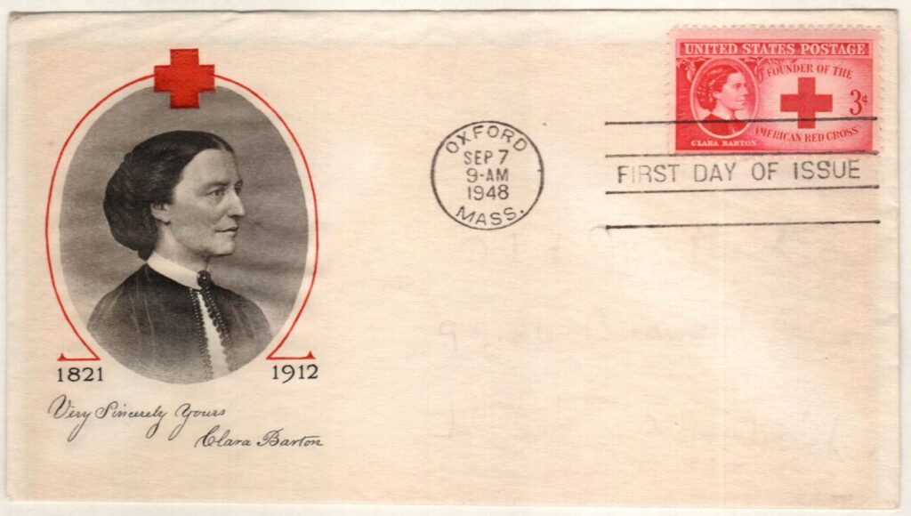 # 967 - 1948 3c Clara Barton Classic First Day Cover