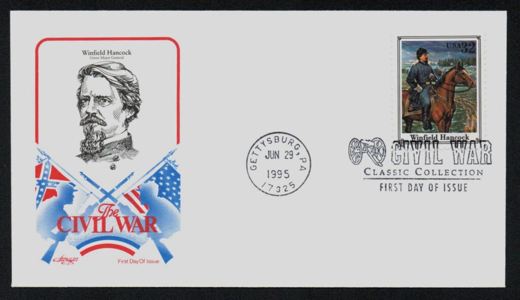 # 2975n - 1995 32c Civil War: Winfield Hancock Classic First Day Cover