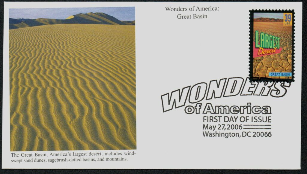 2006 39c Great Basin, Largest Desert Mystic First Day Cover 