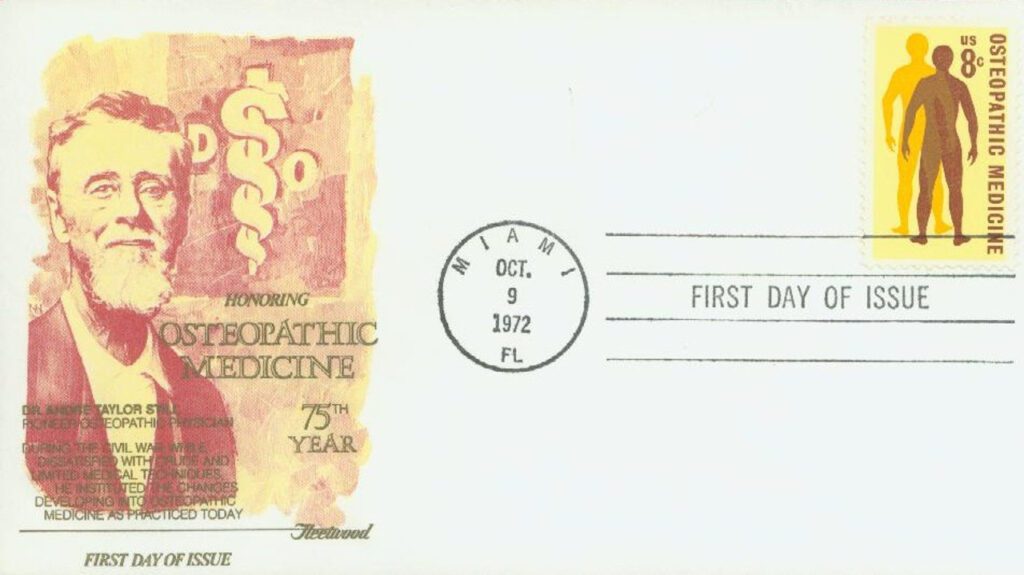 #1469 - 1972 8c Osteopathic Medicine Fleetwood First Day Cover