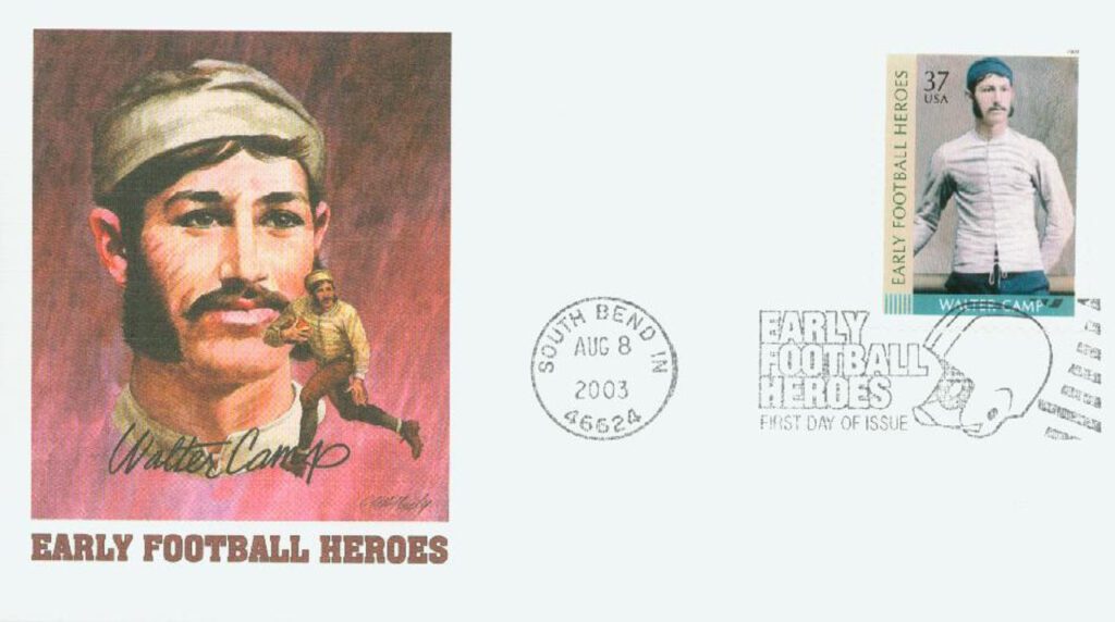 #3810 - 2003 37c Early Football Heroes: Walter Camp Fleetwood First Day Cover