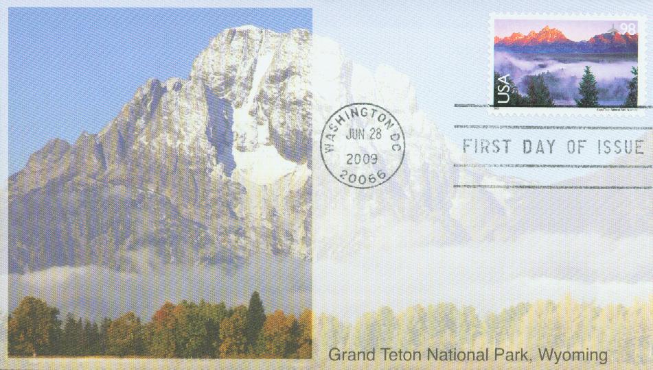 # C147 - 2009 98c Grand Teton National Park Fleetwood First Day Cover