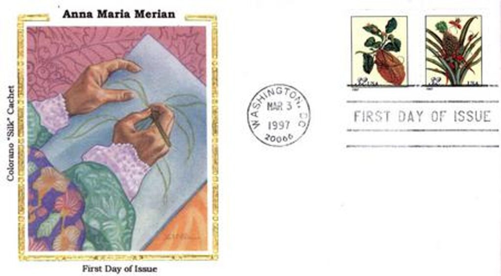 #3128-29 - 1997 32c Citron and Flowering Pineapple, booklet stamps Colorano Silk Cachet First Day Cover