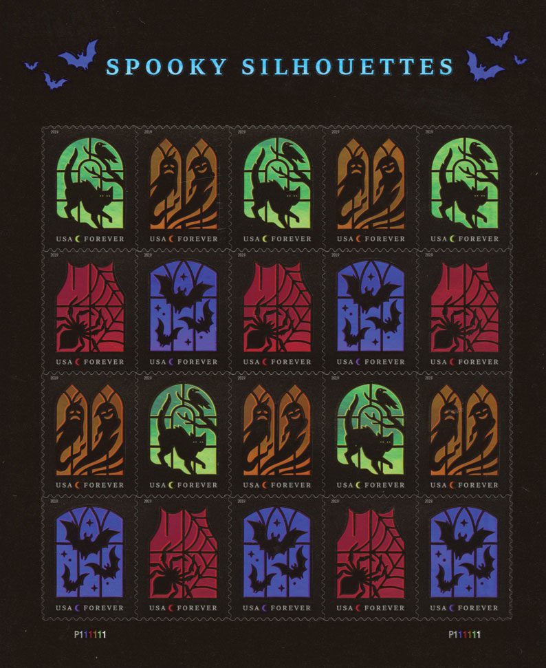 # 5420-23 - 2019 First-Class Forever Stamp - Spooky Silhouettes