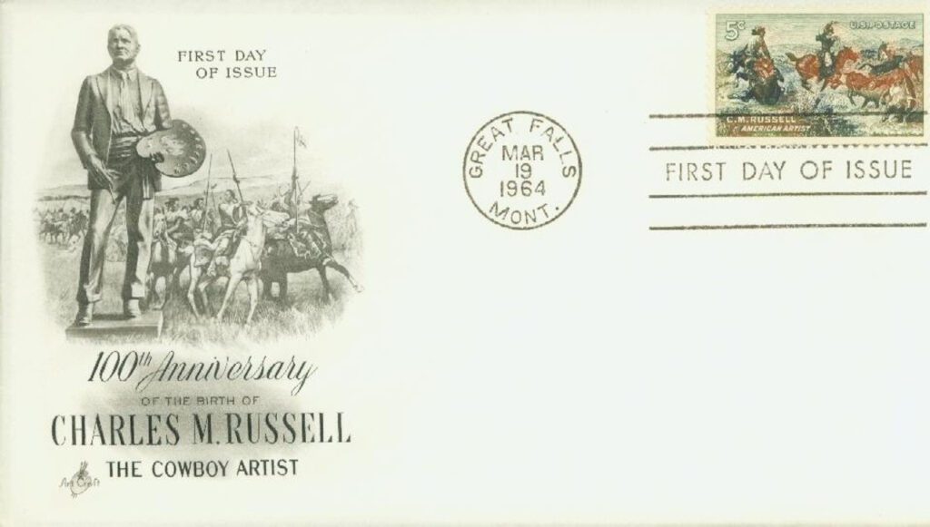 #1243 - 1964 5c Charles M. Russell Classic First Day Cover