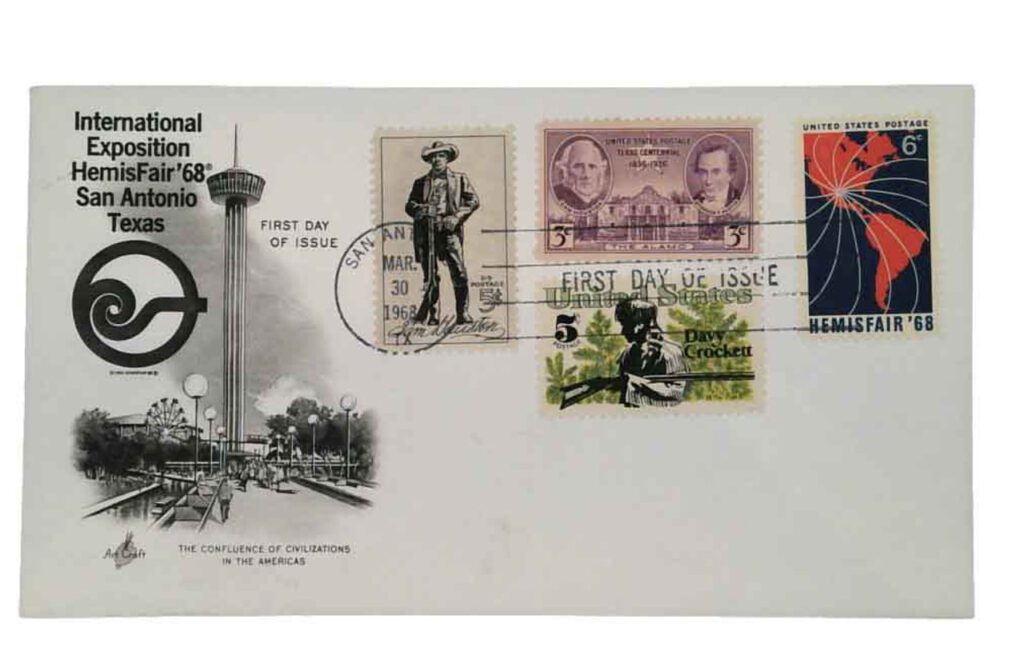 #1340 - 1968 6c HemisFair 1968 Classic Combination First Day Cover