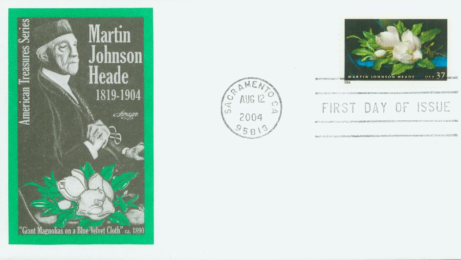2004 37¢ Martin Johnson Heade Fleetwood First Day Cover