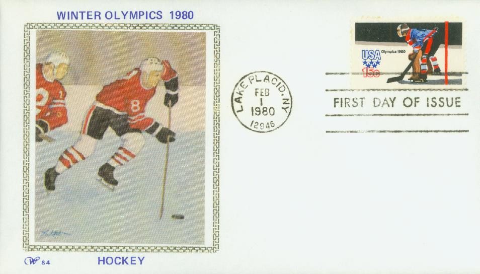 # 1798 - 1980 15c Winter Olympics: Hockey