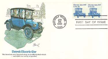 1981-84 17¢ Electric Auto, 1917 Fleetwood First Day Cover