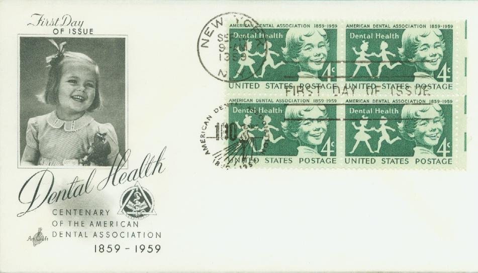 1959 4¢ Dental Health Classic First Day Cover
