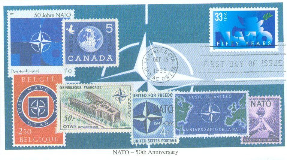 1999 33¢ NATO Mystic First Day Cover