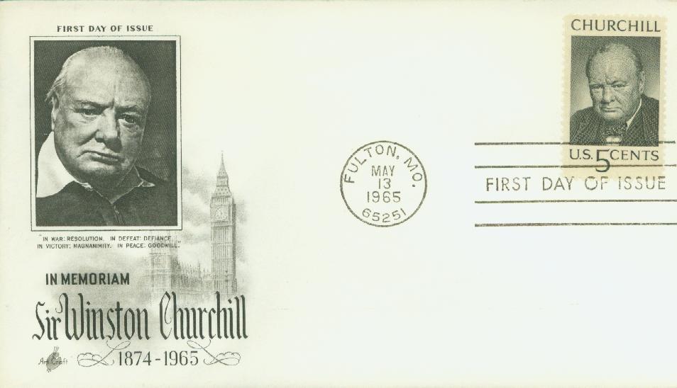 1965 5¢ Winston Churchill Classic First Day Cover