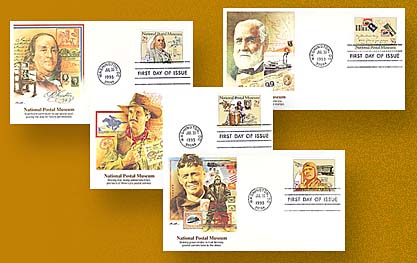 1993 29¢ National Postal Museum Fleetwood First Day Cover Set