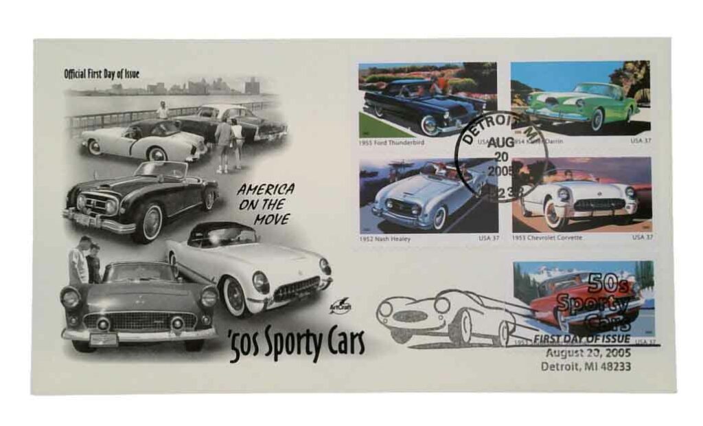 2005 37¢ Sporty Cars Classic First Day Cover