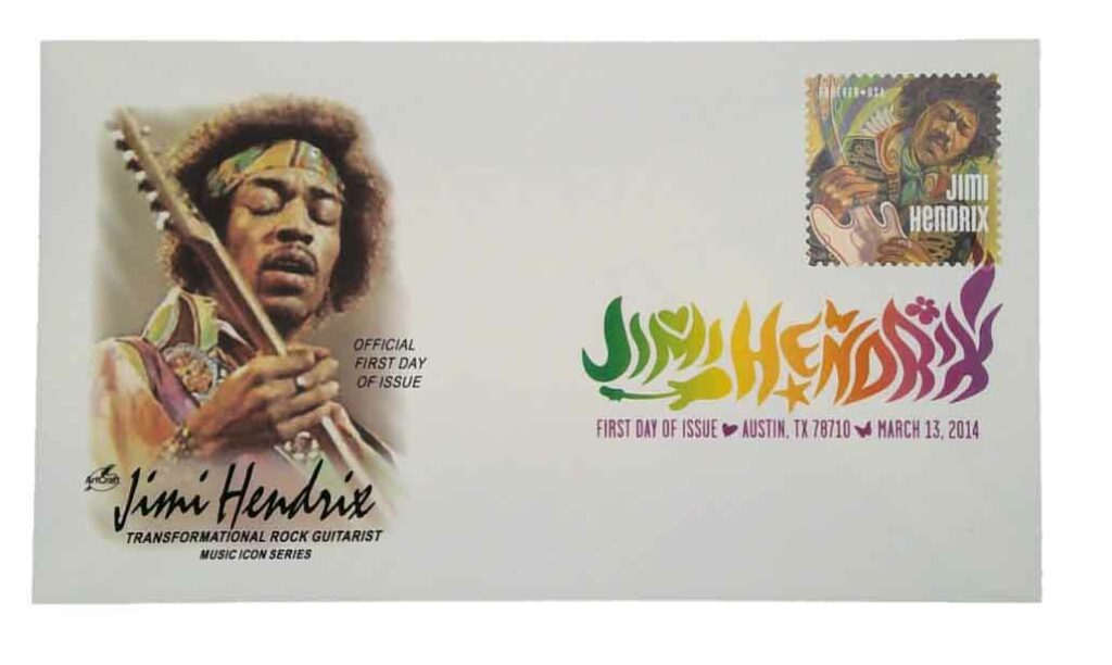 2014 49¢ Jimi Hendrix Classic First Day Cover with Digital Color Cancel