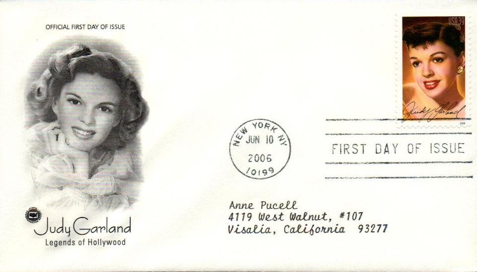 2006 39¢ Judy Garland Classic First Day Cover