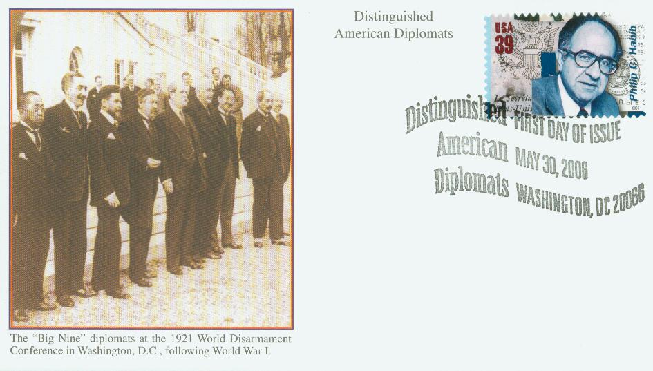 # 4076d - 2006 39c American Diplomats: Philip C. Habib Mystic First Day Cover