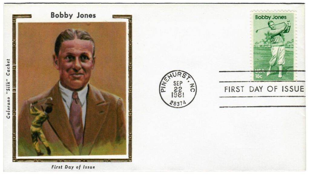 #1933 - 1981 18c Bobby Jones Colorano Silk Cachet First Day Cover