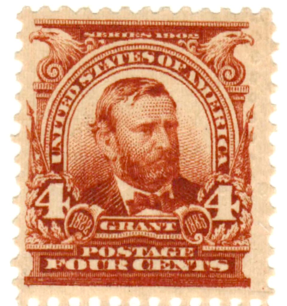 1903 4¢ Grant, brown