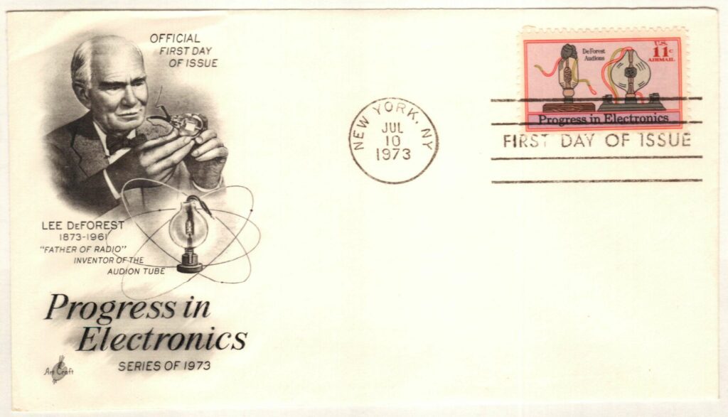 1973 11¢ DeForest Audion Classic First Day Cover