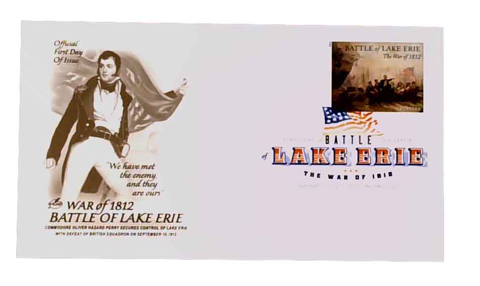 2013 46¢ Battle of Lake Erie Classic First Day Cover with Digital Color Cancel