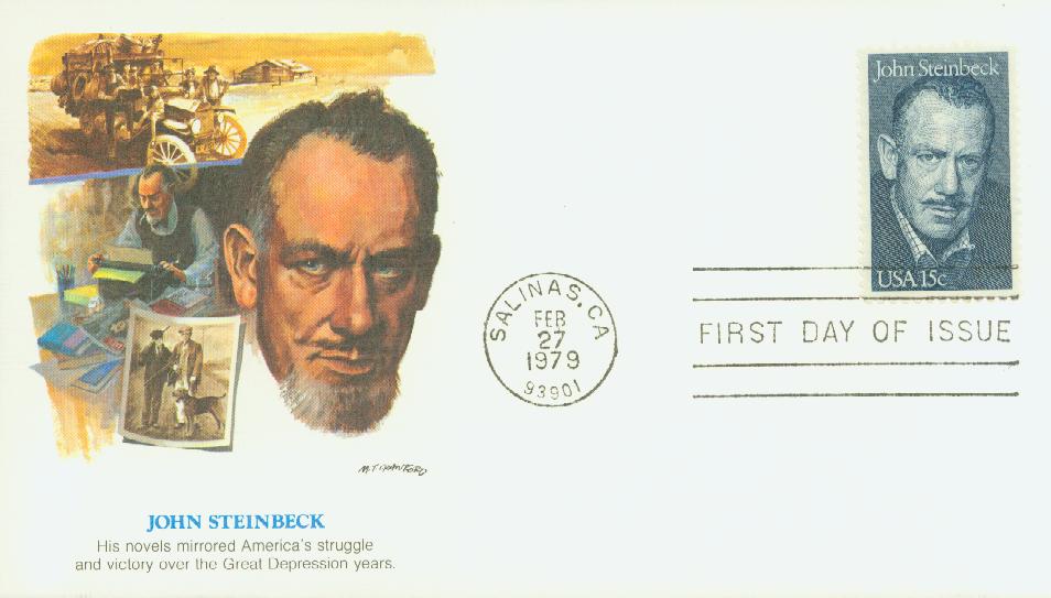 1979 15c Literary Arts: John Steinbeck Fleetwood First Day Cover