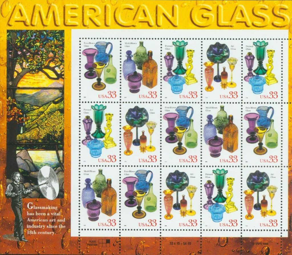 1999 33¢ American Glass