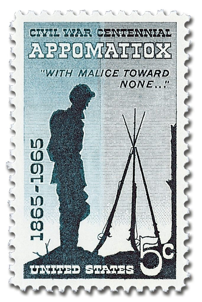 #1182 - 1965 5c Civil War Centennial: Surrender at Appomattox