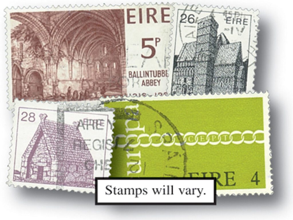 #M4777 Ireland, 150 Different Stamps