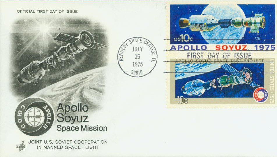 1975 10¢ Apollo-Soyuz Space Mission Classic First Day Cover
