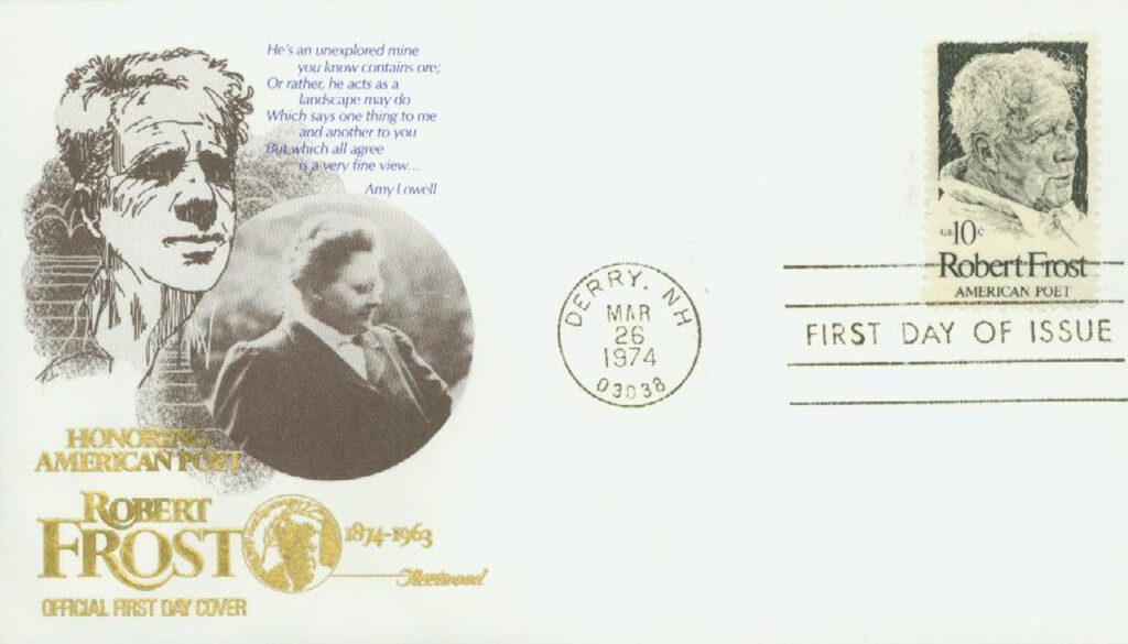 # 1526 - 1974 10c Robert Frost Fleetwood First Day Cover