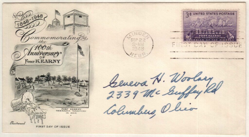 1948 3¢ Fort Kearny Classic First Day Cover