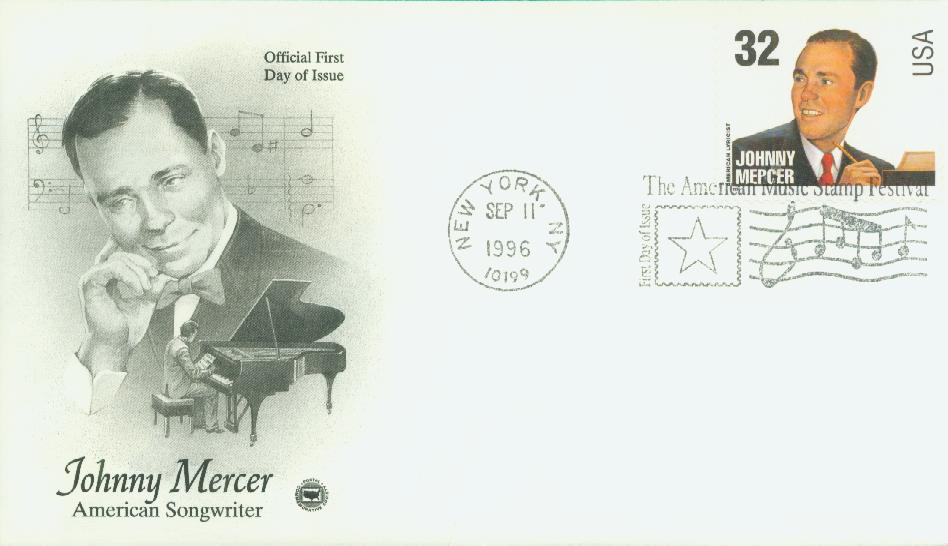 # 3101 - 1996 32c Johnny Mercer Classic First Day Cover