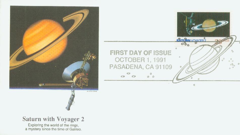# 2574 - 1991 29c Saturn Classic First Day Cover