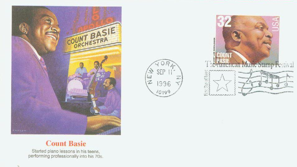1996 32¢ Count Basie Classic First Day Cover