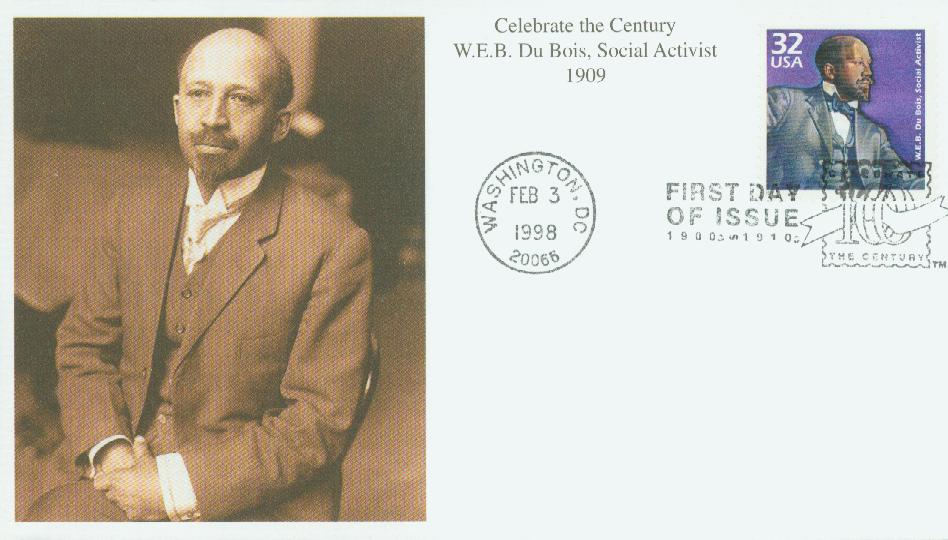 # 3182l - 1998 32c Celebrate the Century - 1900s: W.E.B. DuBois Mystic First Day Cover