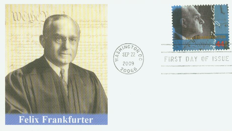 # 4422a - 2009 44c Felix Frankfurter Fleetwood First Day Cover