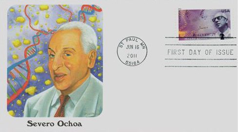 2011 44¢ Severo Ochoa Fleetwood First Day Cover