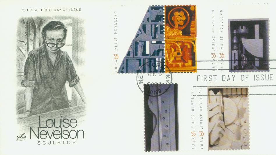 2000 33¢ Louise Nevelson Classic First Day Cover