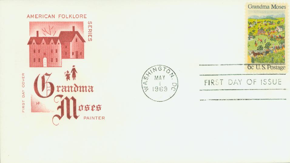 1969 6¢ Grandma Moses Classic First Day Cover